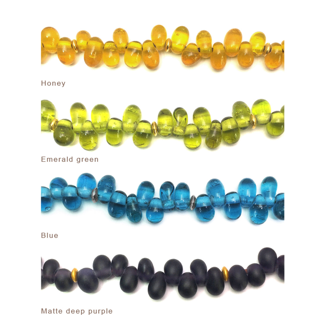 Armband mit Glasperlen