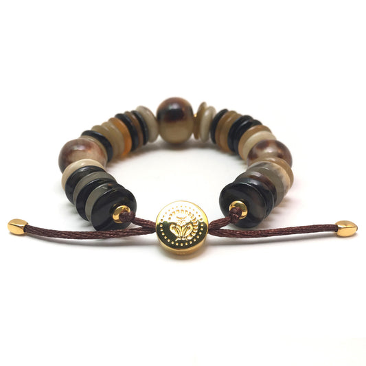 Armband mit Zebu Horn