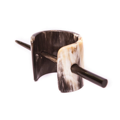 Haarring Horn mit Nadel